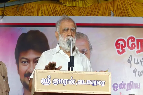 Minister I. Periyasamy's speech says Tamil Nadu Chief Minister will fight whether he is in power or not against bjp