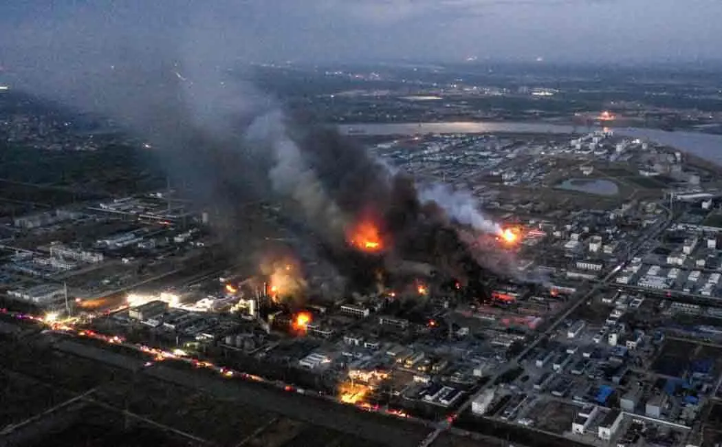 Huge chemical blast kills at least 47 and injures hundreds in eastern China