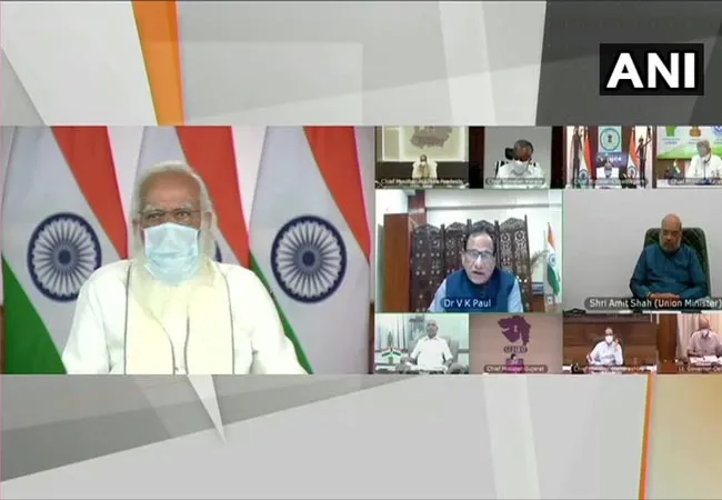 pm narendra modi discussion with chief ministers coronavirus prevention 