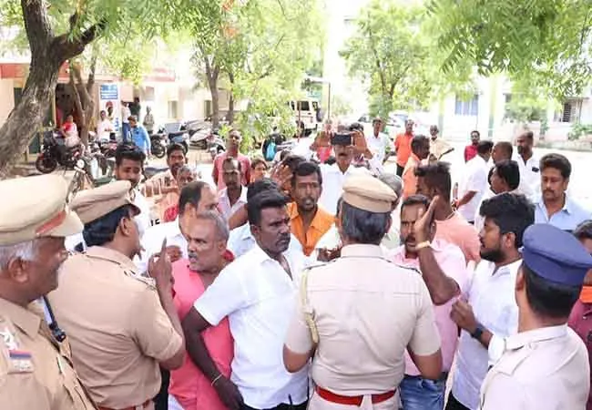 The issue knocked by Minister Manu!- Fake BJP. The struggle!