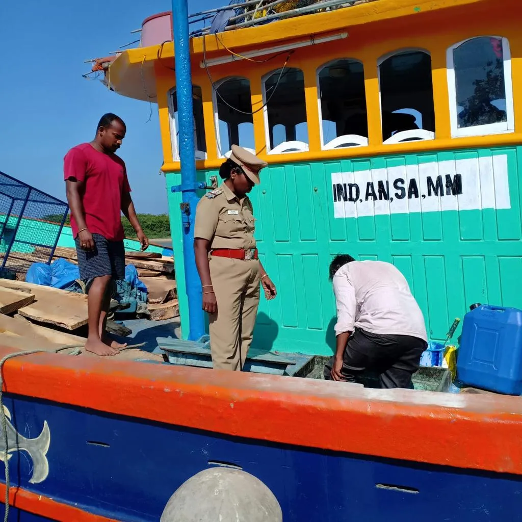 Is the boat going to Andaman intoxicated? Customs officials raided