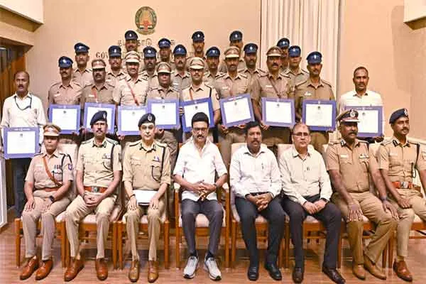 police quickly found the culprits so CM mk stalin personally praised them