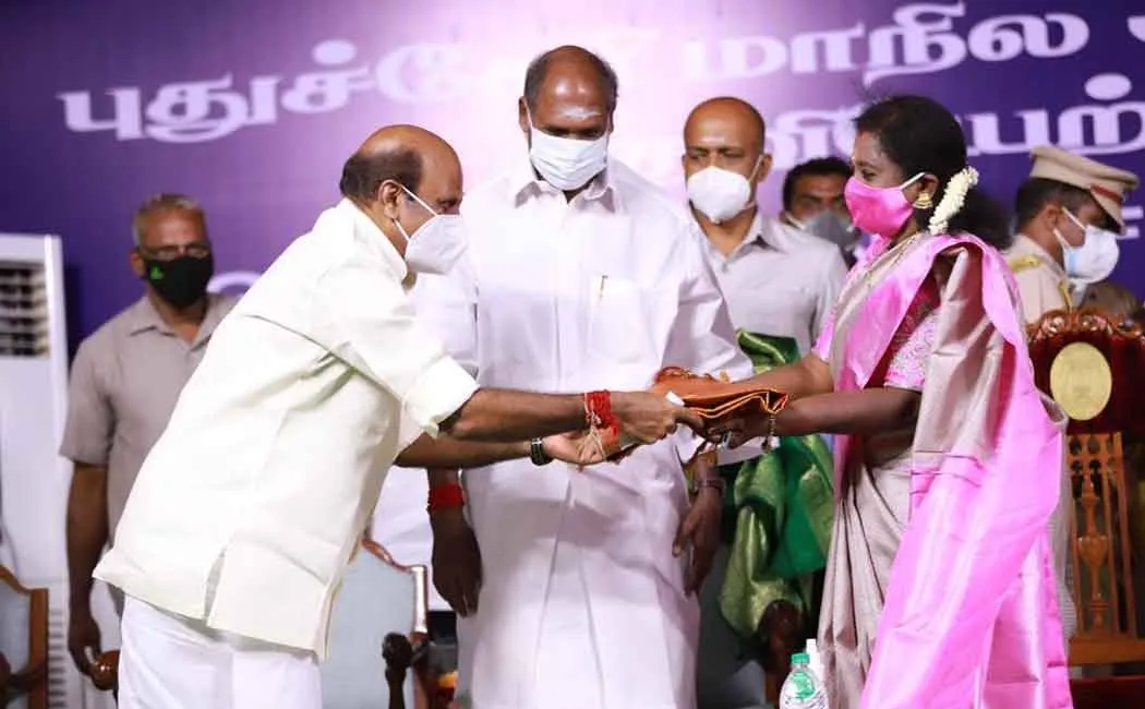Puducherry's new cabinet takes charge