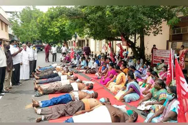 Pondycherry ‘BASIC, Popsco’ workers arrested.. for seventh day demanding salary issue 