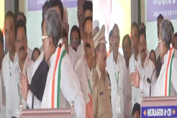 Karnataka Chief Minister slaps police officer