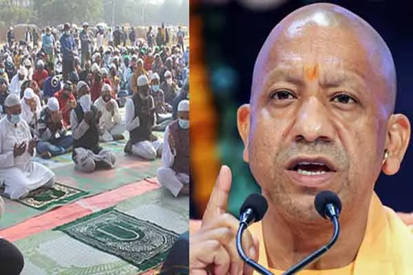 UP government warns Strict action will be taken if muslim people prayers are offered on the roads