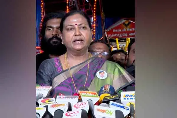 Premalatha Vijayakanth spoke fervently about Vijaykanth memorial