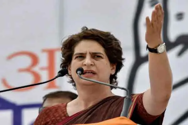 Priyanka Gandhi on Israel issue and says Do we stand aside while people are being slaughtered?