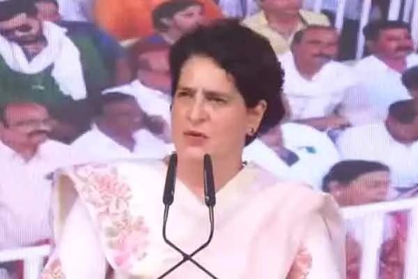 priyanka gandhi new announcement for congress promises 