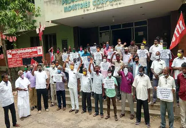 puducherry employees salary issues 