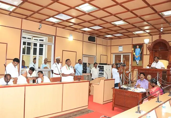 puducherry assembly MNR Balan to be sworn in as Deputy Speaker