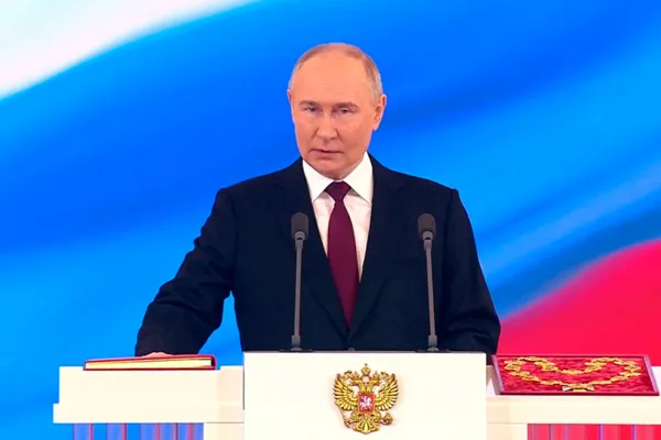 Vladimir Putin took charge of the Russian president for the 5th time