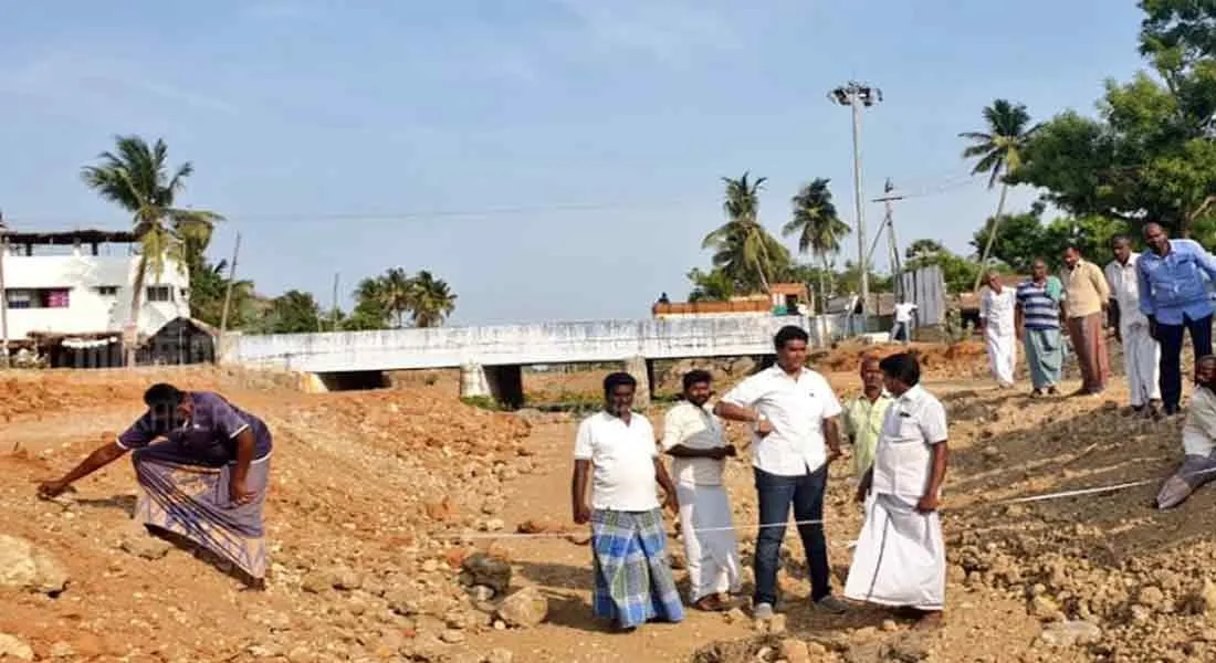 Road on the river? TRP Raja MLA calling official
