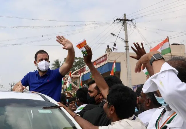 congress leader rahul gandhi election campaign at karur district