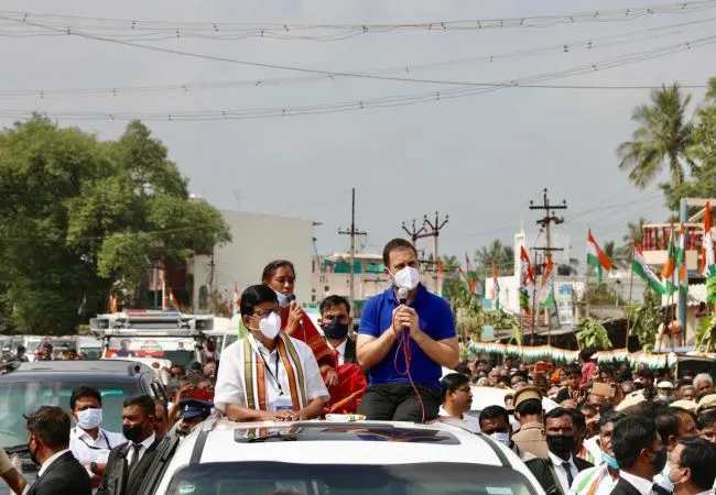 congress leader rahul gandhi election campaign at karur district