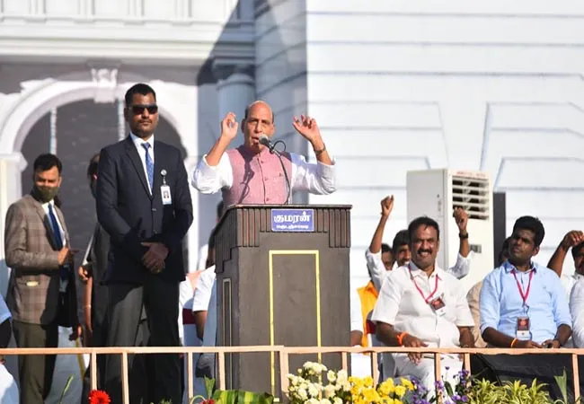 union defence minister rajnath singh speech at salem 
