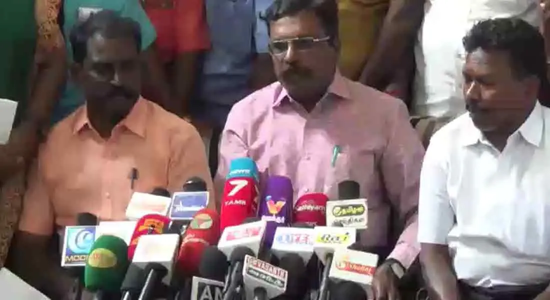 Thirumavalavan press meet 