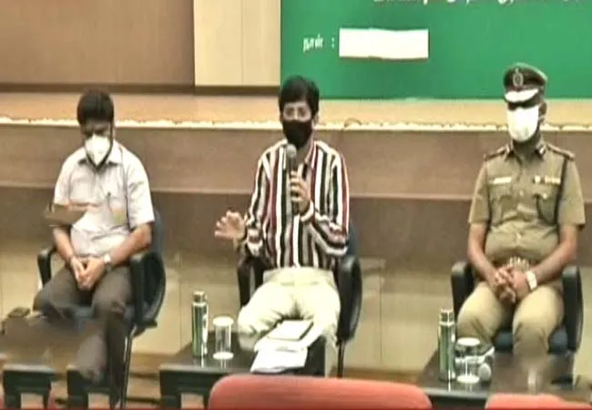 chennai corporation office coronavirus prevention special officer press meet 