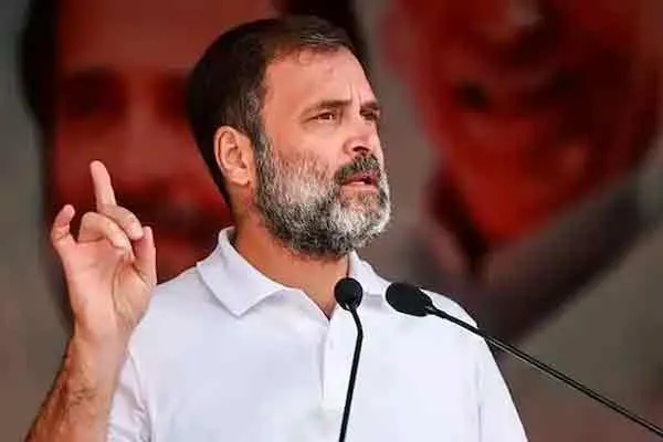 Rahul Gandhi says Modi's promise is to deliver everything Adani wantsGandhi says Modi's promise is to deliver everything Adani wants