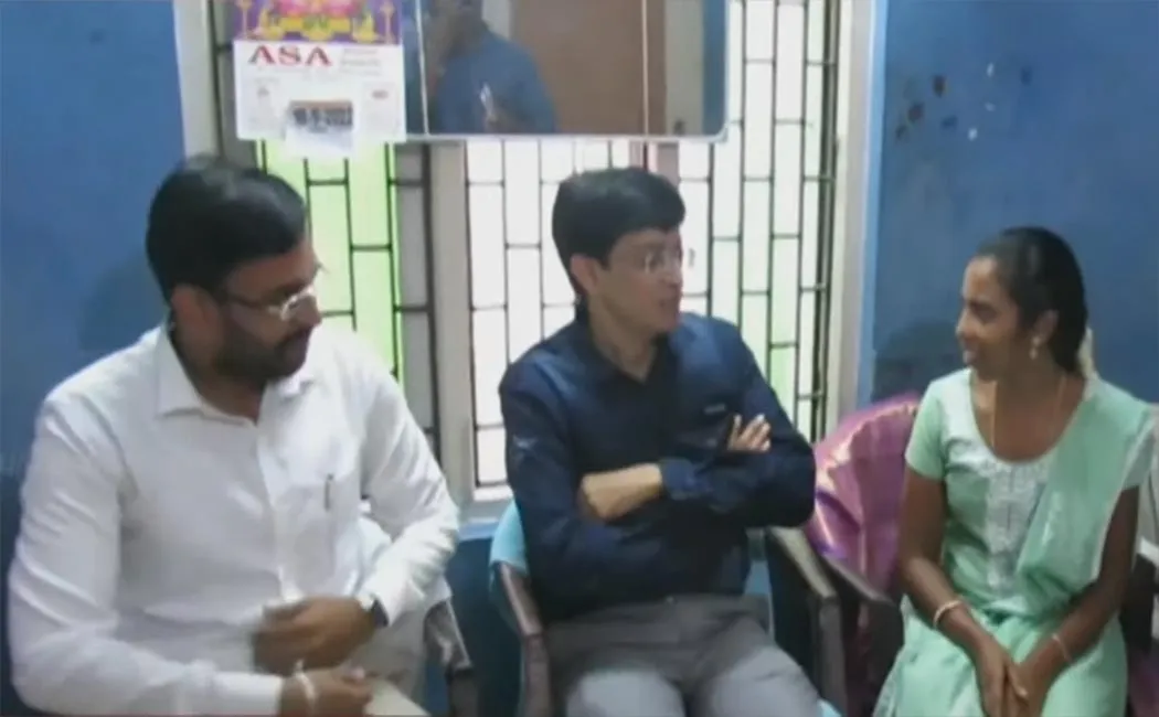 Radhakrishnan gave a surprise to the girl he rescued from the tsunami!