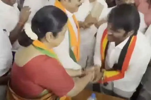 Opposition candidates shared congratulations