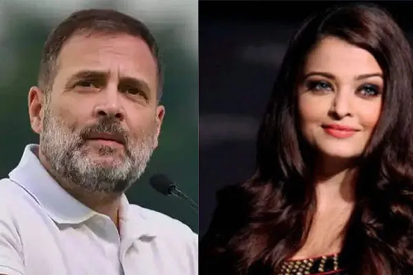 BJP condemns Rahul Gandhi for Controversy for talking about Aishwarya Rai