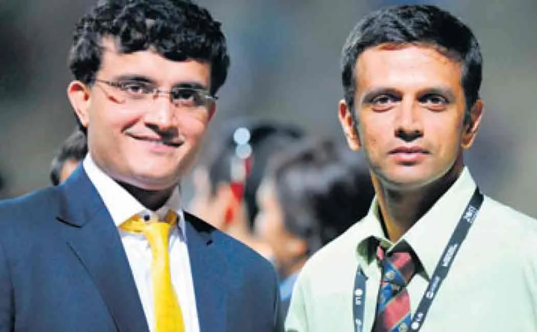 ganguly about bcci and rahul dravid notice