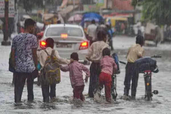 Continuous rain. School and college holidays continue.
