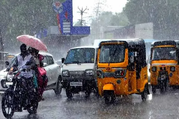 'Chance of rain in 3 districts' - Meteorological Department information