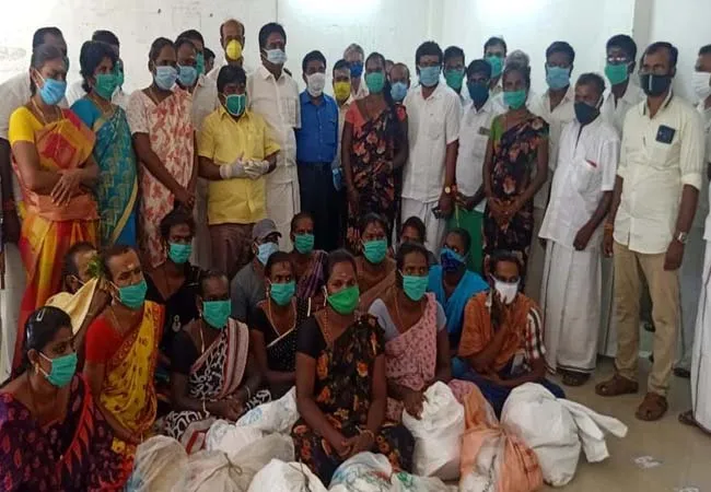 virudhunagar district admk and dmk parties mlas provide help peoples 