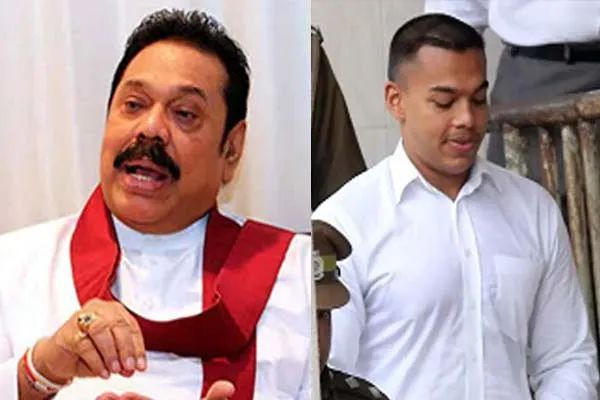 Former Sri Lankan President Rajapaksa's son arrested