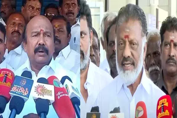 OPS who gave a reply to Rajan Chellappa's condition