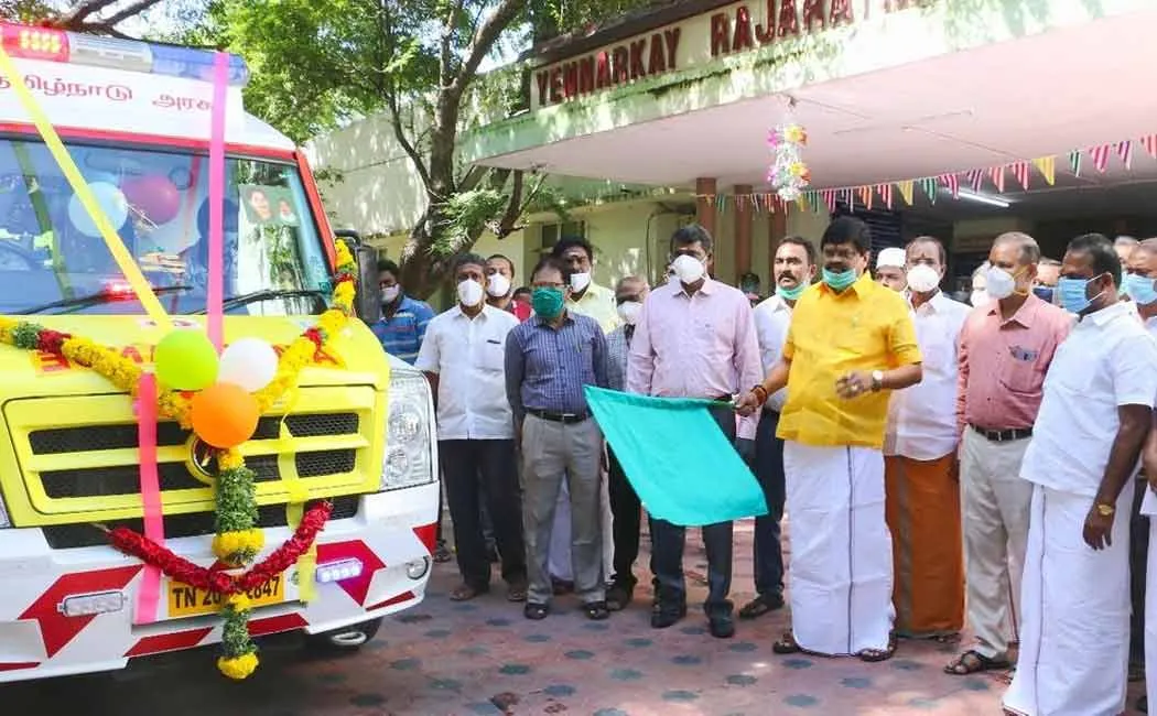 New 108 ambulance vehicles with modern medical facilities! 