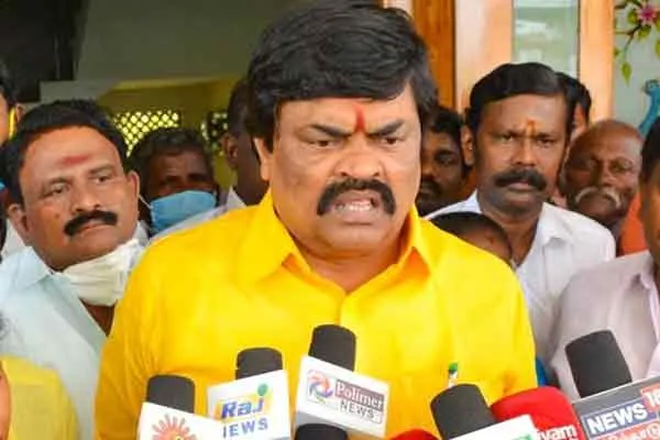 KKSSR, thangam thennarasu DMK and Rajendrabalaji ADMK 