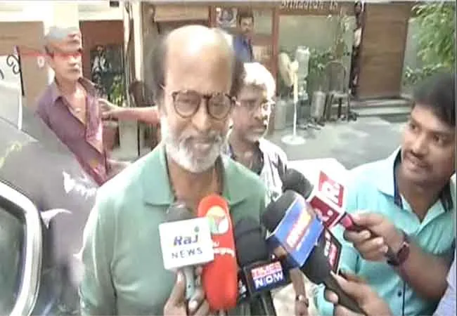 actor rajinikanth press meet in chennai 
