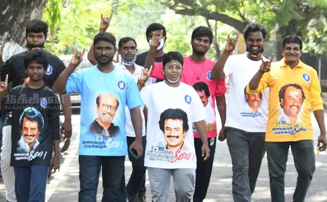 Rajni political entry  fans interview 