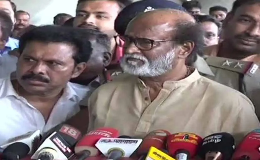 Rajini angry speech on Cauvery Issue
