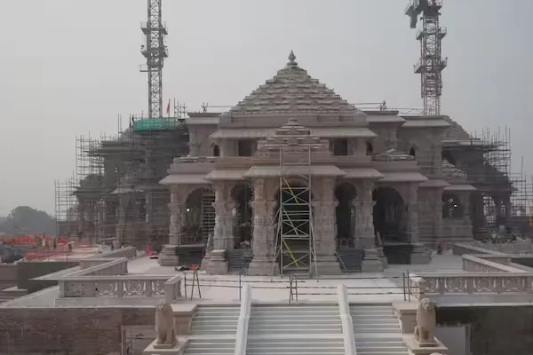 Opposition to opening incomplete Rama temple and  Shankaracharyas who ignored the ceremony