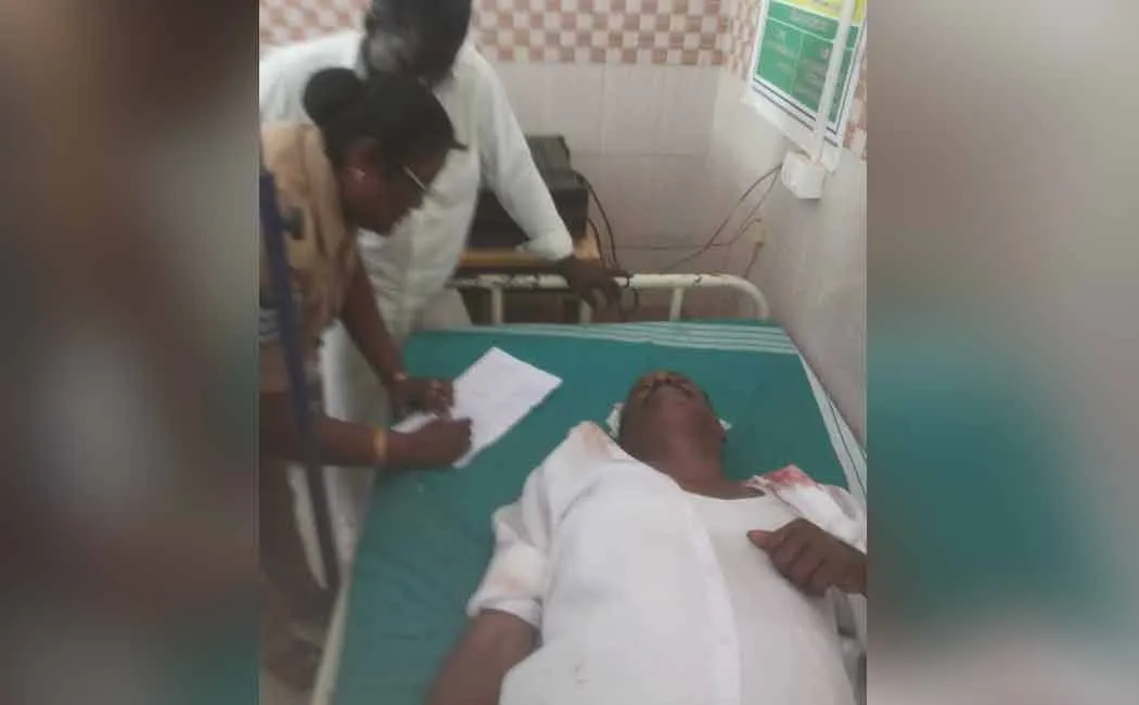 bjp candidate attacked in election campaign 