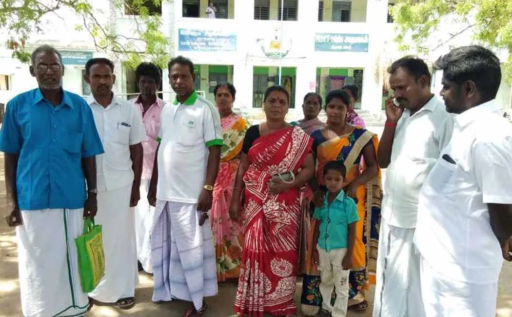village people decided  to hand over the electoral identity card to the election officer