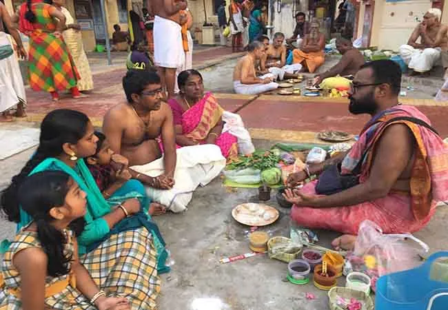 thai amavasai rameshwaram temple peoples police protection increased 