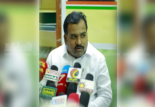 tamilnadu minister rajendra balaji virudhunagar congress mp manik thakur speech
