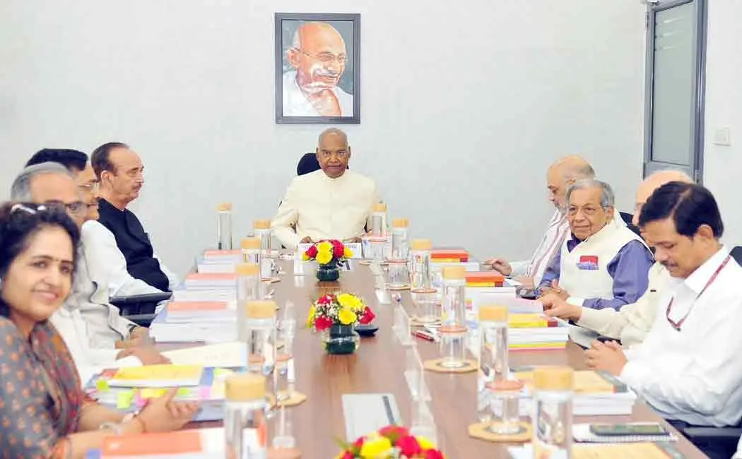 One country one election Ram Nath Kovind meeting