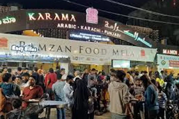 A sudden war flag for the Ramadan food festival at bangalore