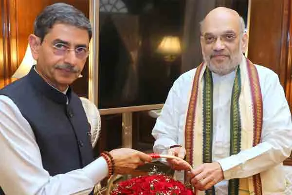 Union Minister Amit Shah consultation with the Governor