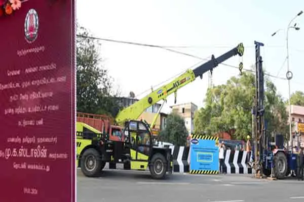 The CM started the construction of the high-level flyover