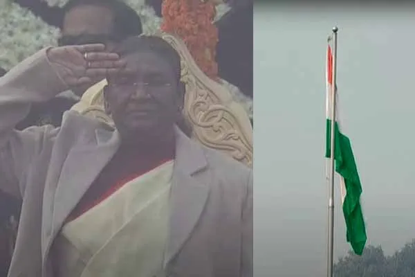The President hoisted the national flag in Delhi