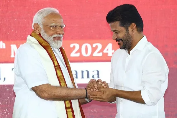 Telangana Congress Chief Minister praises PM Modi