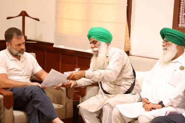 Denial of permission to farmers Rahul Gandhi sensational accusation