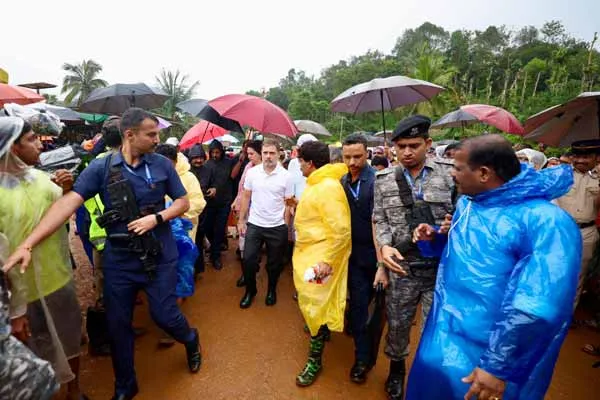 Rahul Gandhi visit in Wayanad